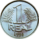 R$1.00 coin back