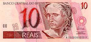 R$10 real note front