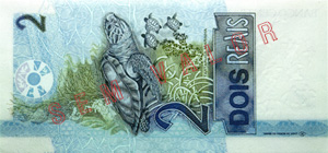 R$2 note back